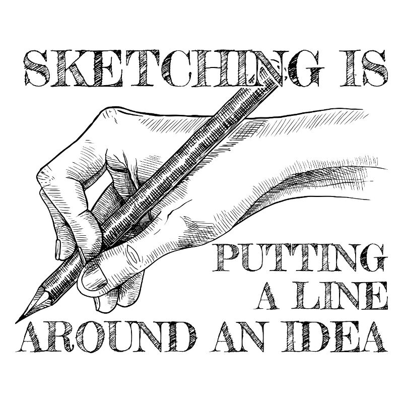 Cool Artist A Line Around An Idea Painter Gift