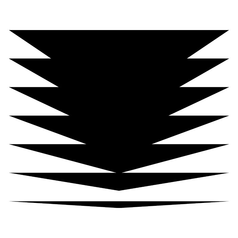 Black triangles design