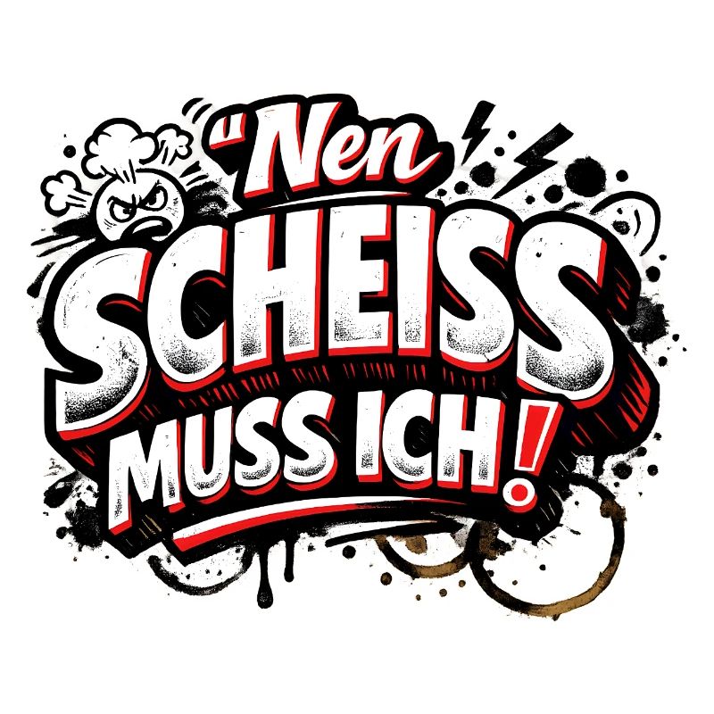 Nen Scheiss Muss Ich freches Statement
