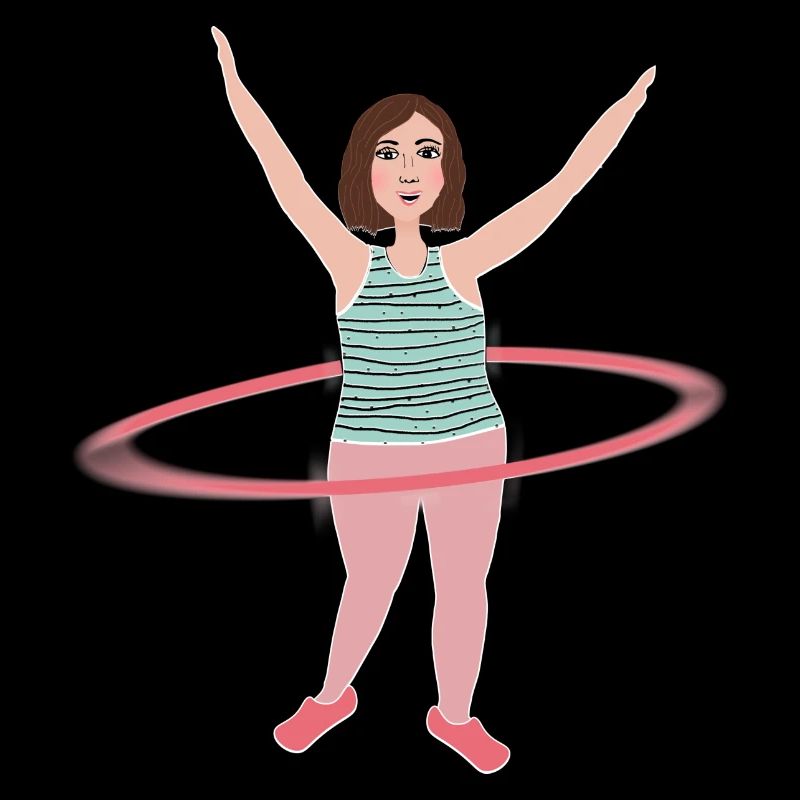 Hula-Hoop Figur