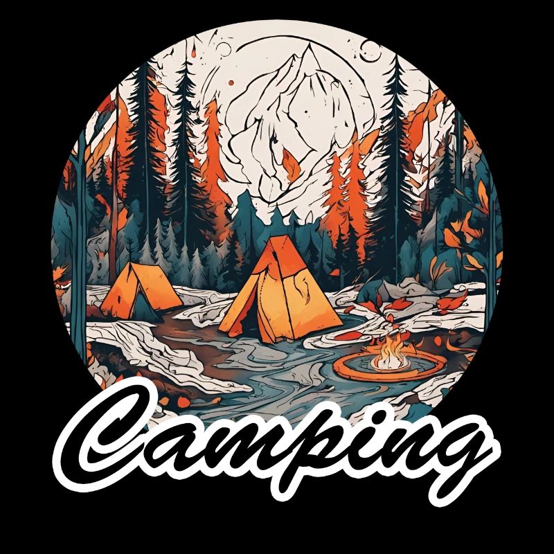 Camping / Tenting / Forest / Wilderness / Campfire