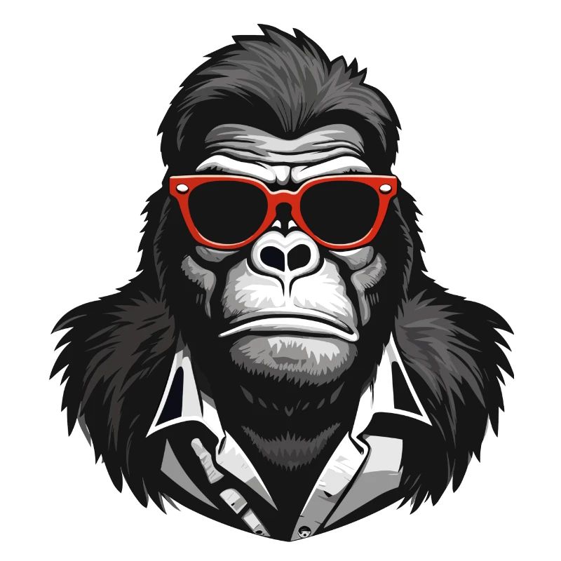 gorilla, monkey, primate