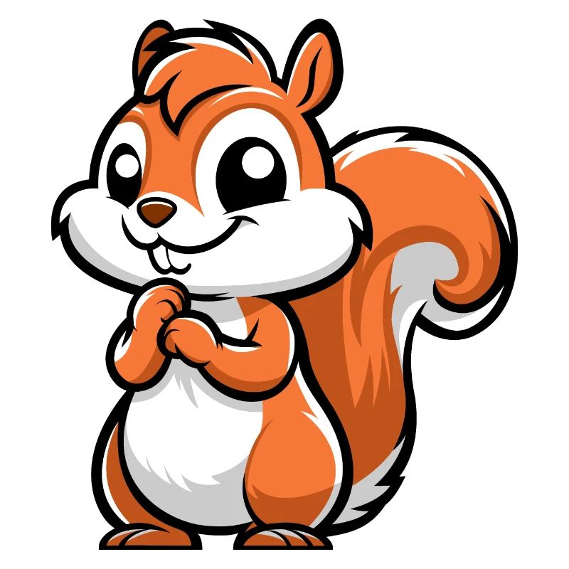 Freches kleines Eichhörnchen