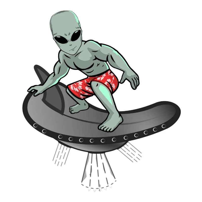 Surf extraterrestre cool