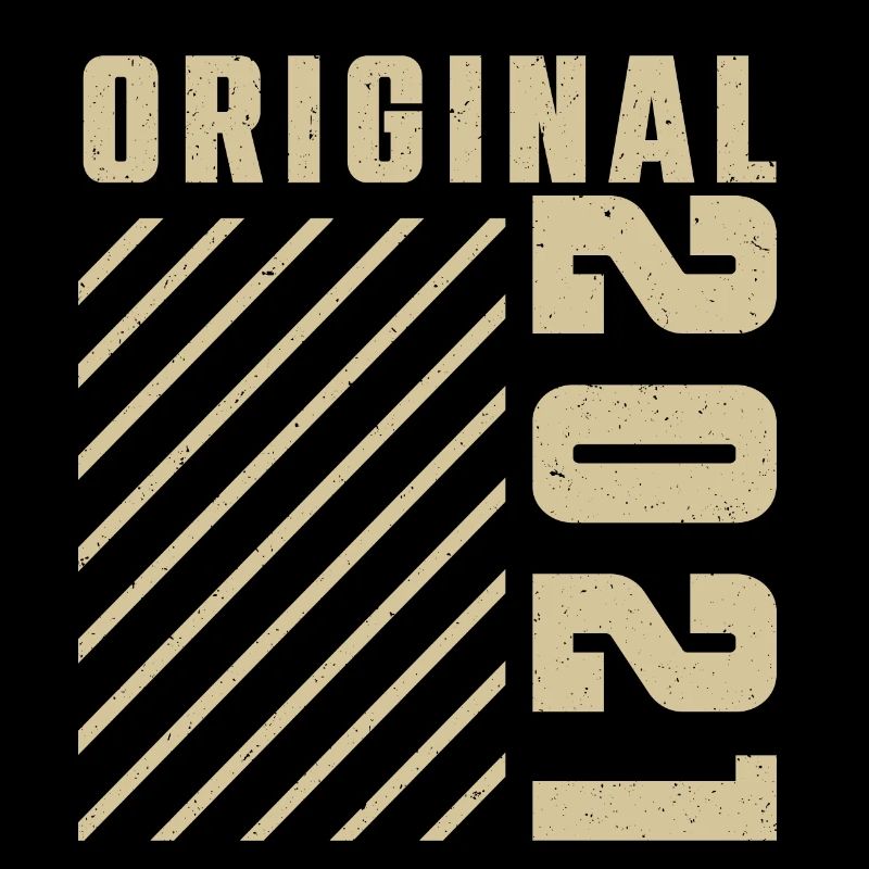 Original 2021 Authentic 2021 Vintage Bursdag