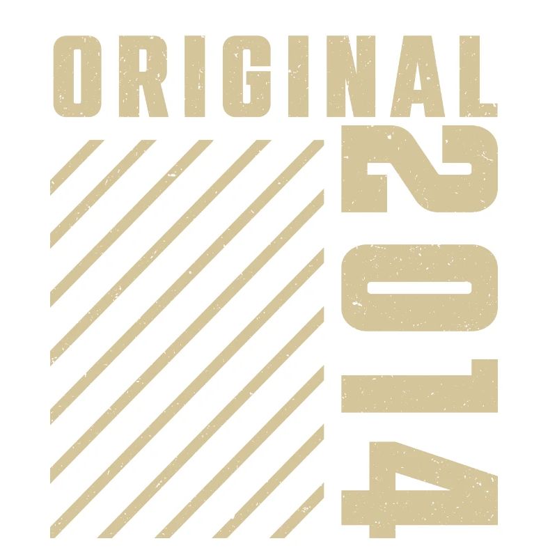 Original 2014 Authentic 2014 Vintage Bursdag