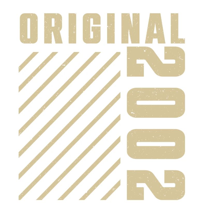 Original 2002 Authentic 2002 Vintage Bursdag