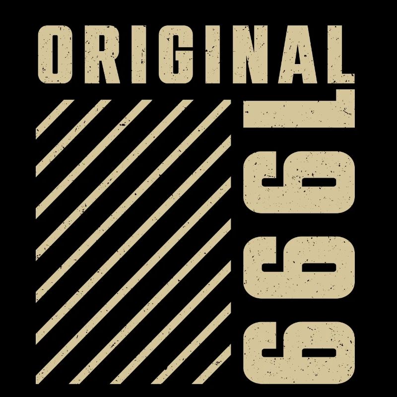 Original 1999 Authentic 1999 Vintage Bursdag
