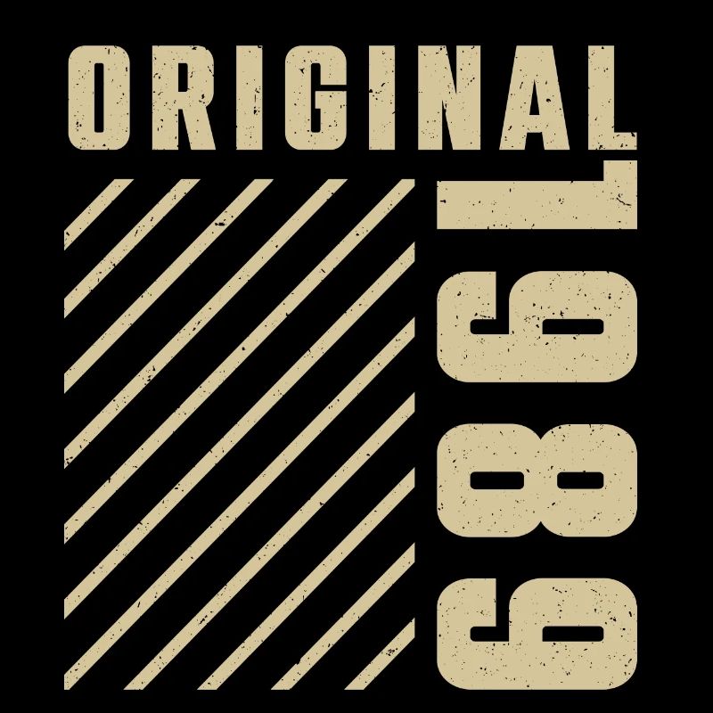 Original 1989 Authentic 1989 Vintage Bursdag