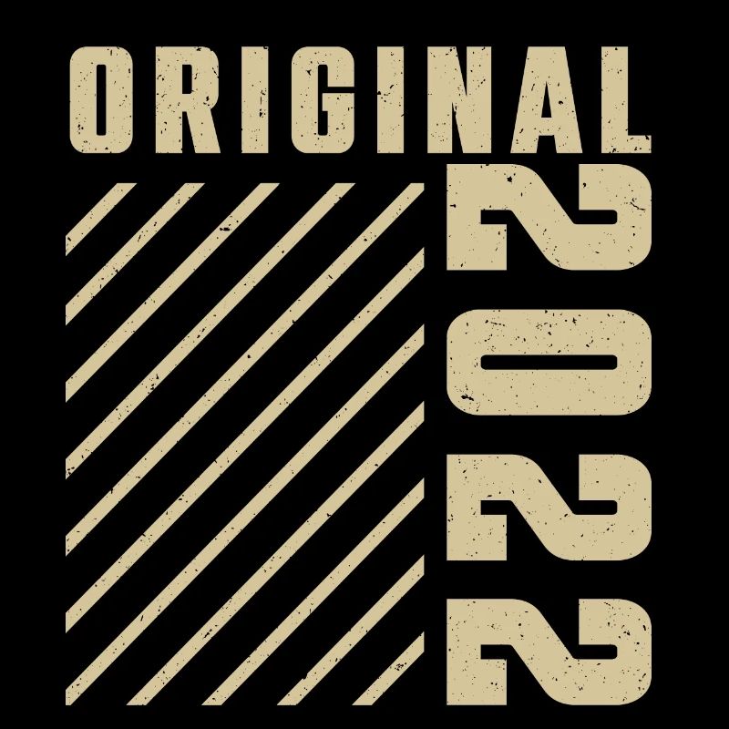 Original 2022 Authentic 2022 Vintage Bursdag