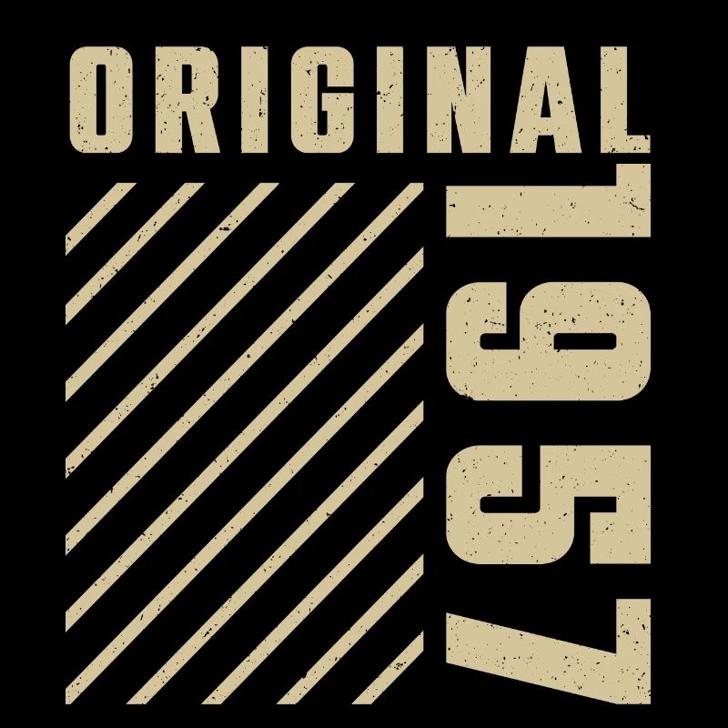 Original 1957 Authentic 1957 Vintage Bursdag
