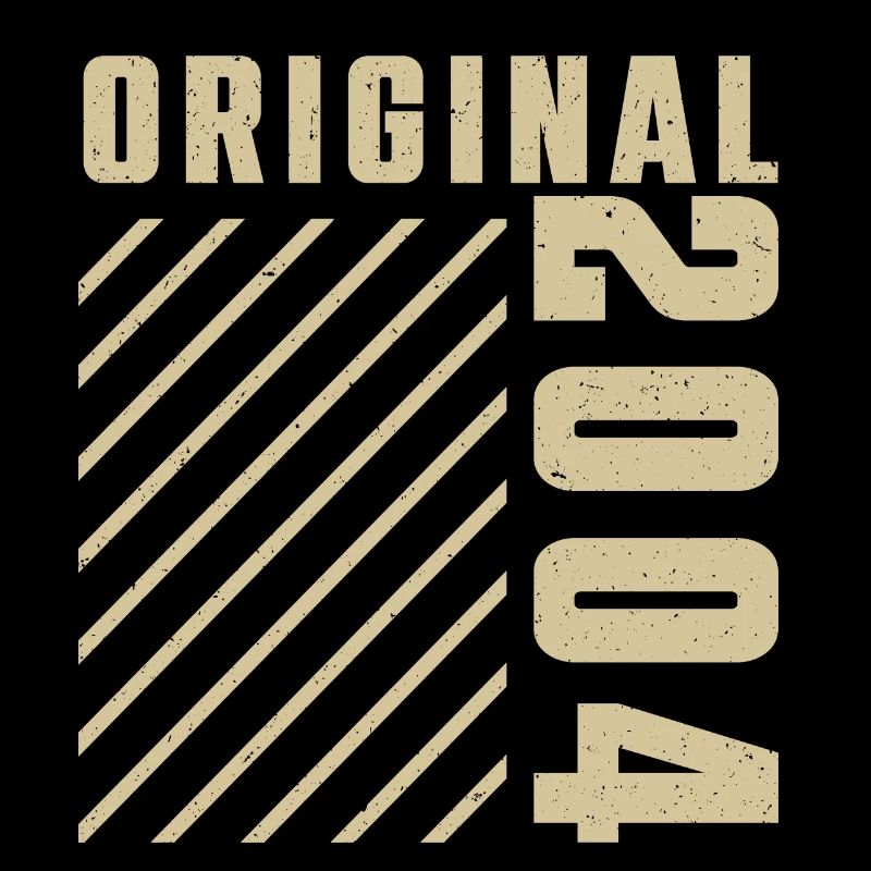 Original 2004 Authentic 2004 Vintage Bursdag