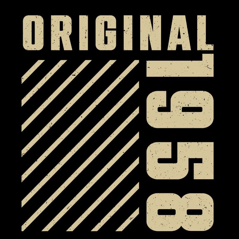 Original 1958 Authentic 1958 Vintage Bursdag