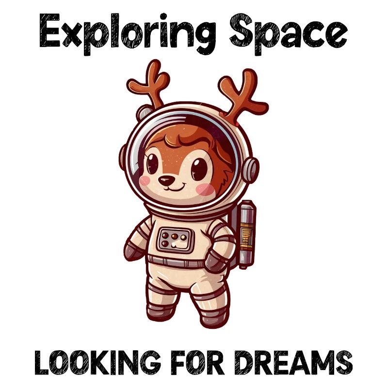 Deer Looking For Dreams Outer Space