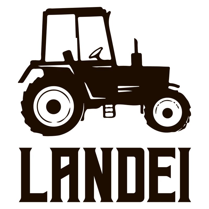 Traktor Silhouette Landei