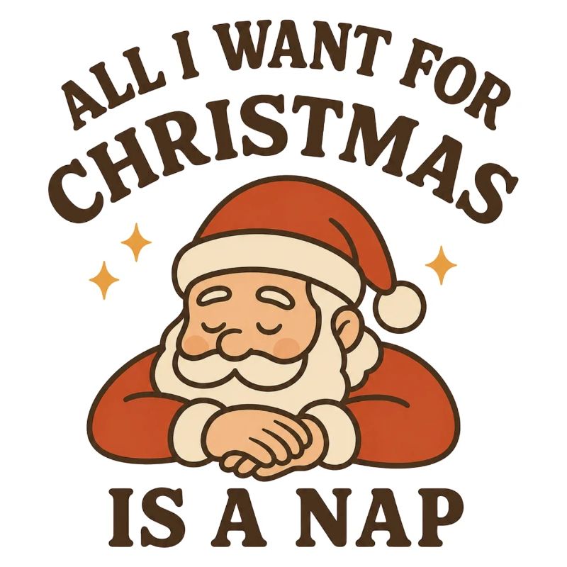 Noël confortable Santa Nap