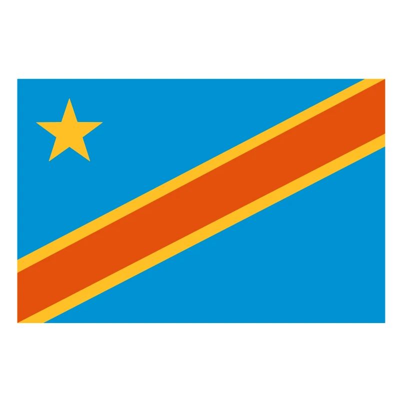 drapeau Congo Kinshasa - Congo flag