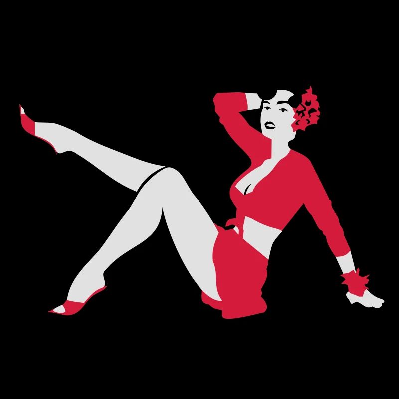 Pin-up de style rétro