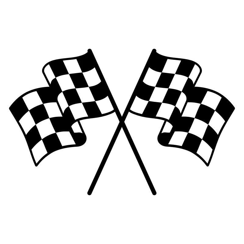 Drapeaux à Damier 1 couleur