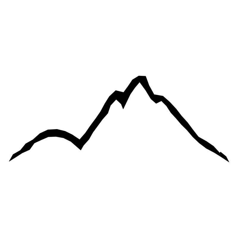 Conception de lignes de belles montagnes