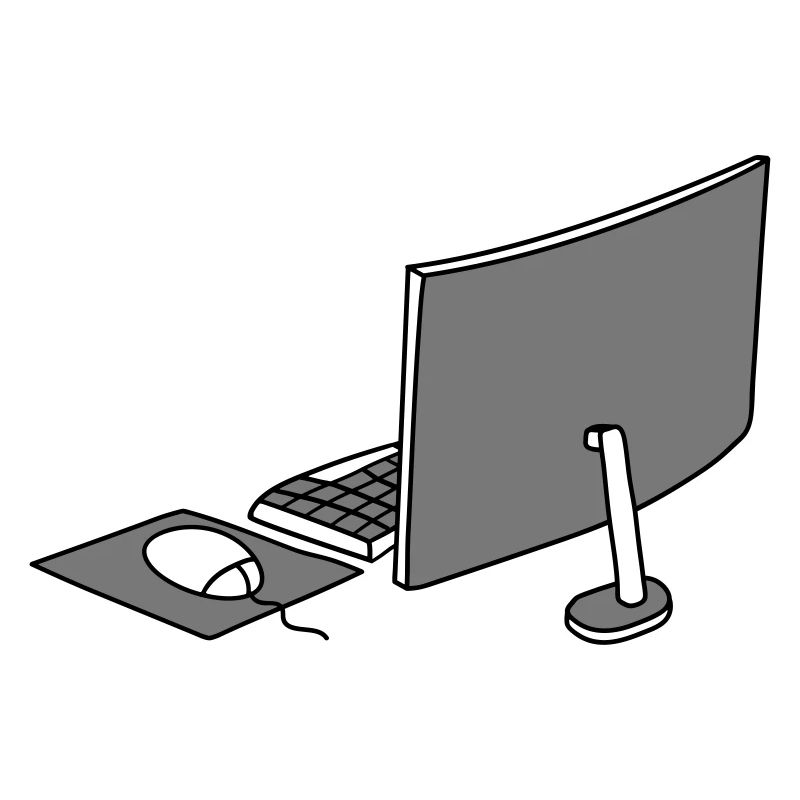 mouse keyboard screen home office office working