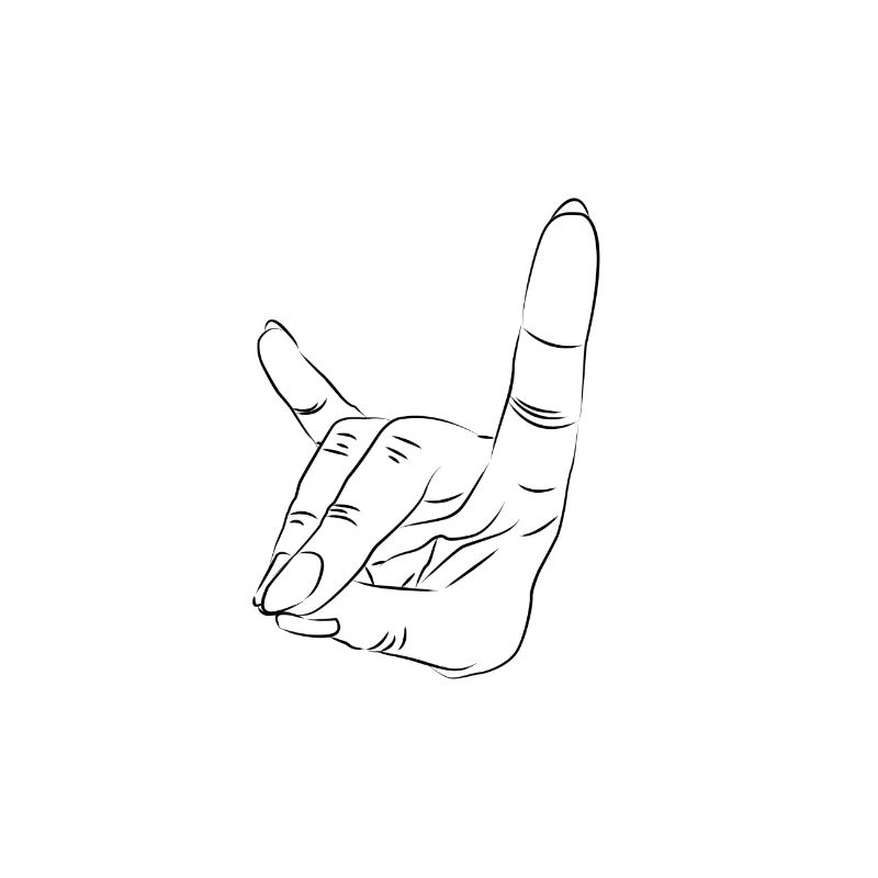Line drawing - Rest time Silence