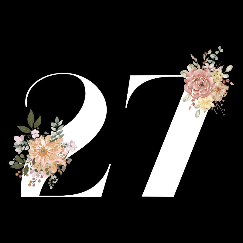 27e anniversaire fleuris (Cadeau de 27 ans)