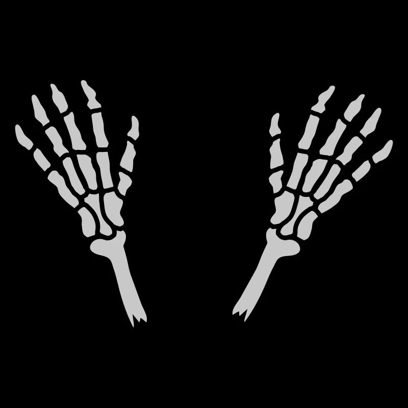 Severed Skeleton Hands Bones