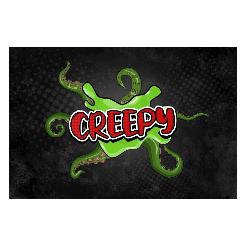 Effrayant Halloween Style Graffiti Lettrage