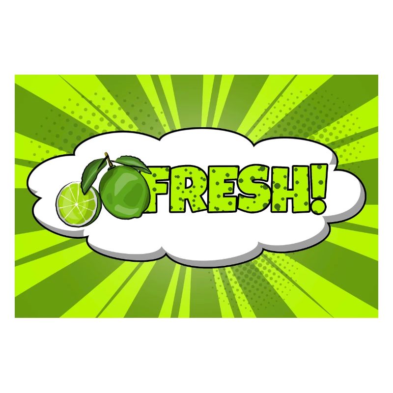 Lettrage Graffiti Bubble Graffiti de style bande dessinée frais
