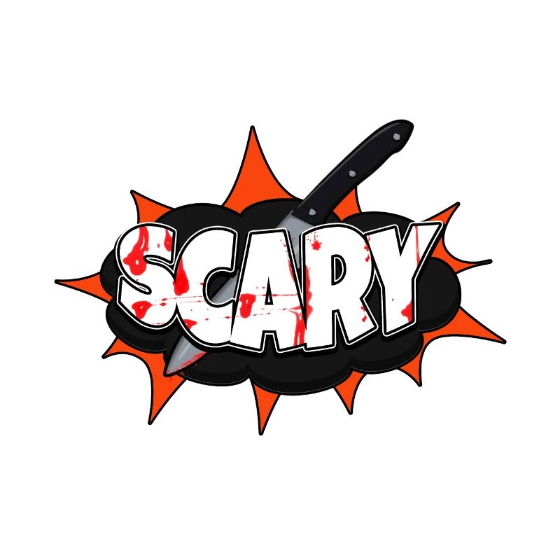 Graffiti effrayant de style bande dessinée d’Halloween