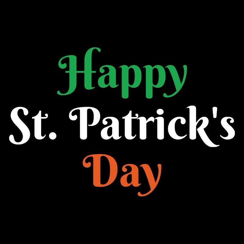 Joyeuse Saint-Patrick Irlande drapeau de vacances