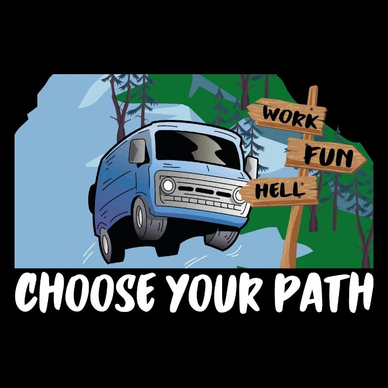 Choose your path - work, fun or hell?