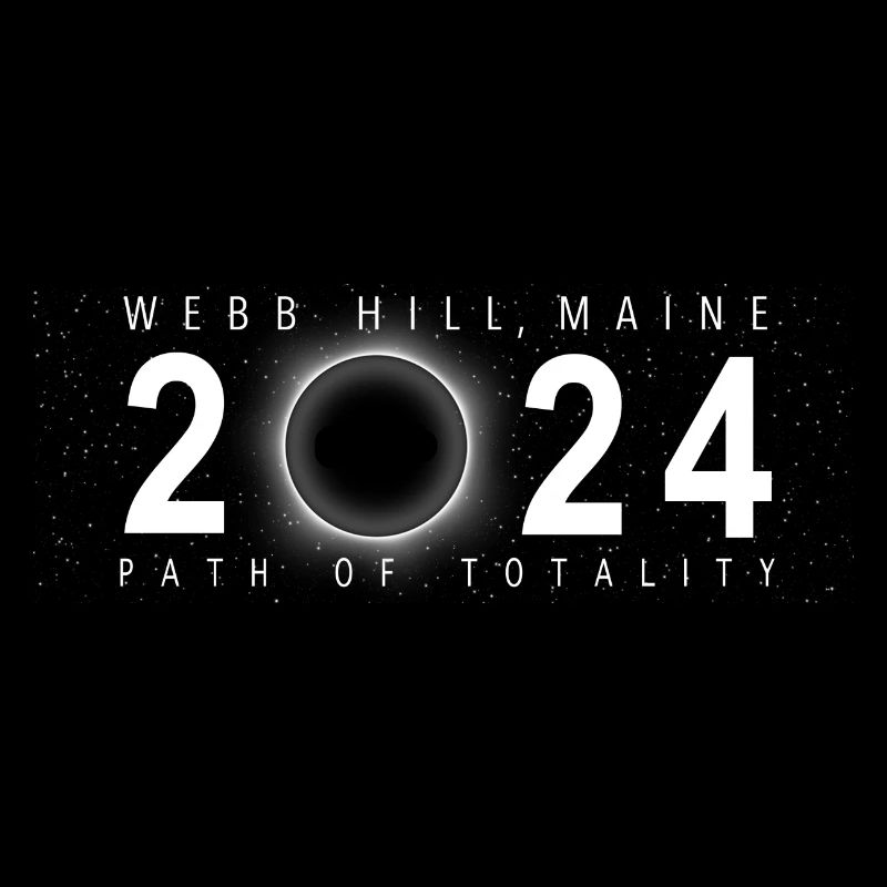Solar Eclipse Webb Hill Maine April 8 2024