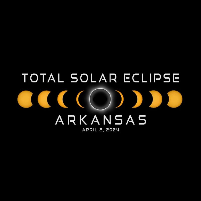 Arkansas Solar Eclipse 2024 April 8 Souvenir
