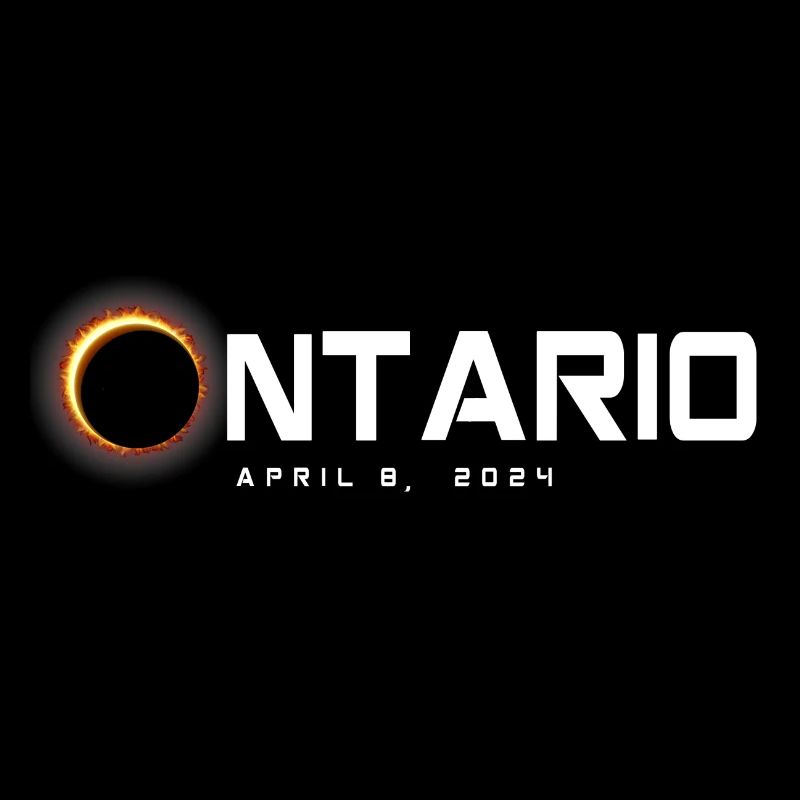 Ontario Canada 2024 Eclipse Souvenir April 8