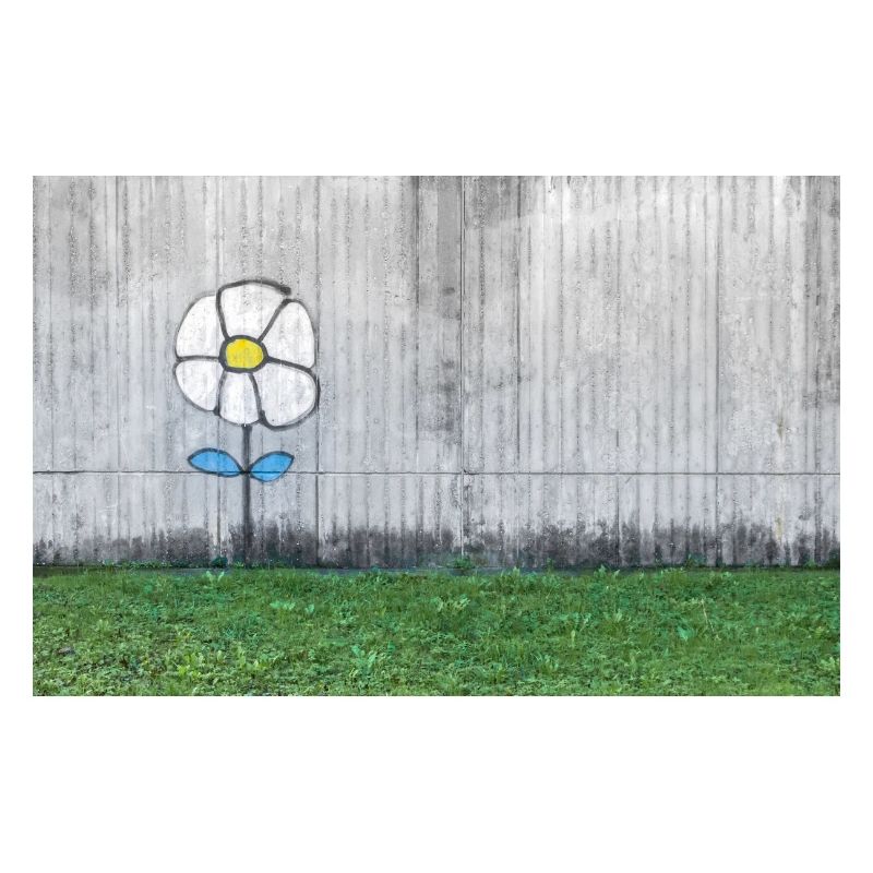 Graffiti eines Gänseblümchens