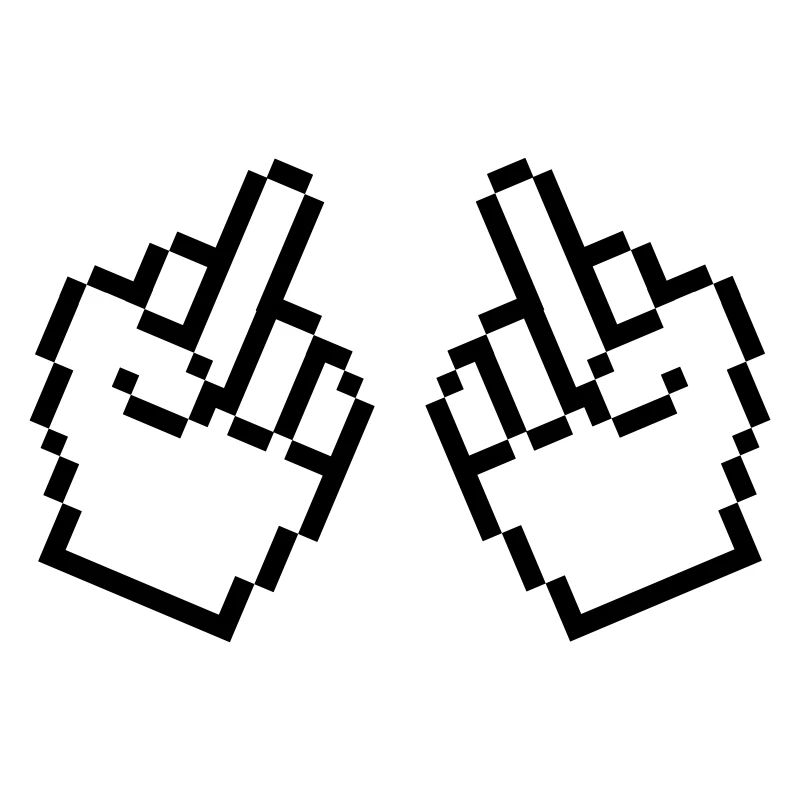 mittelfinger pixel