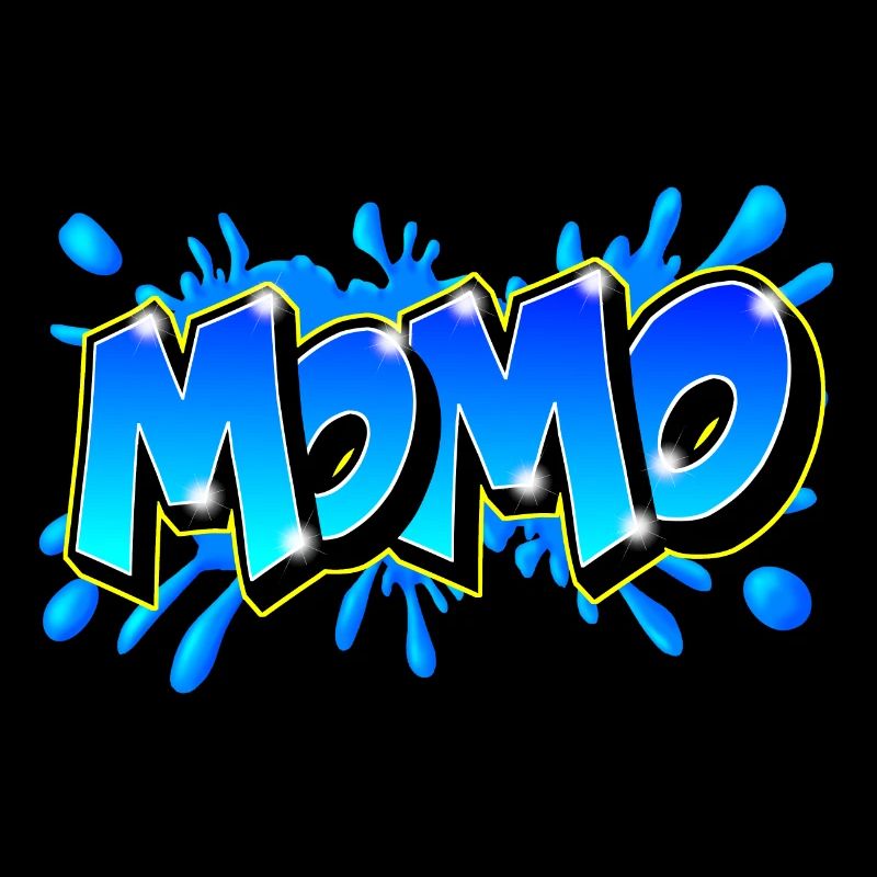 Graffiti Name MOMO printable on evrything
