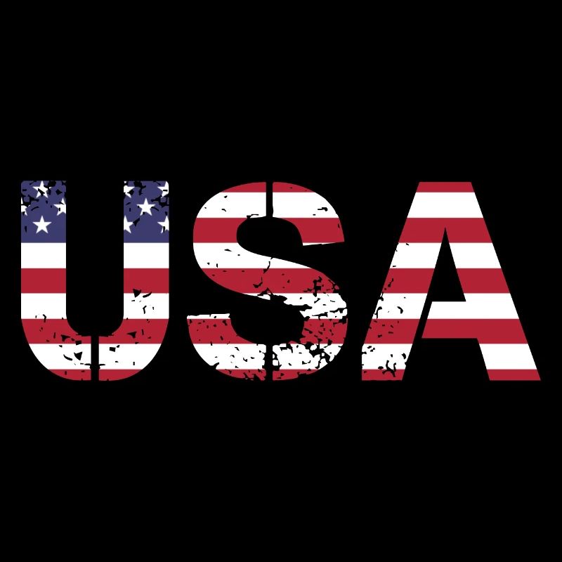ÉQUIPE États-Unis en drapeau américain Couleurs Drapeau