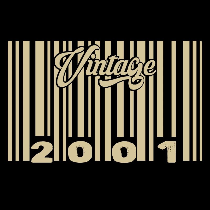 vintage 2001 Code barre 2001: Année 2025.