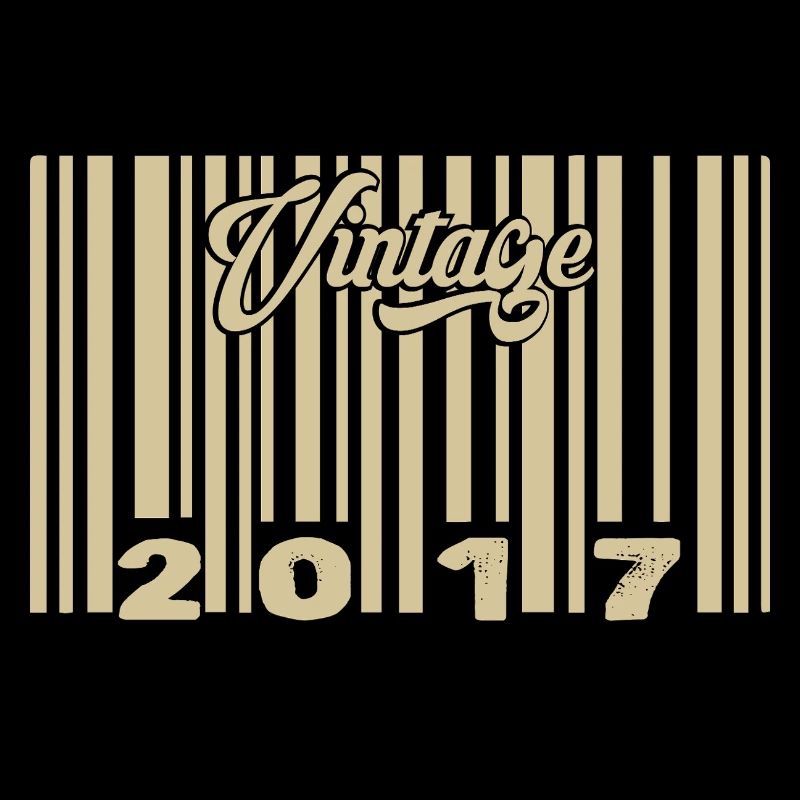vintage 2017 Code barre 2017: Année 2025.