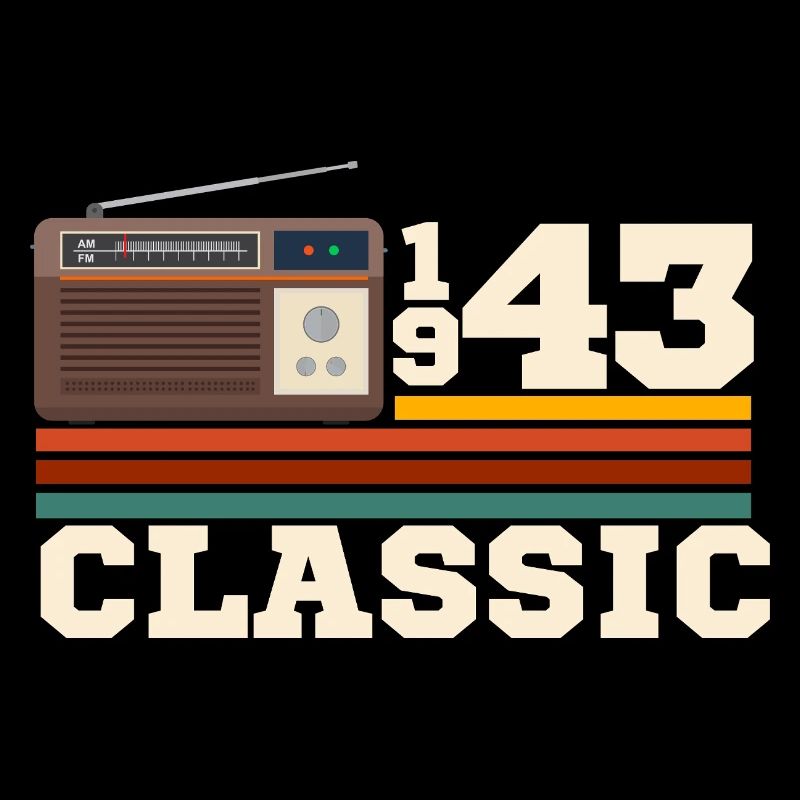 Anniversary 1943 retro classic