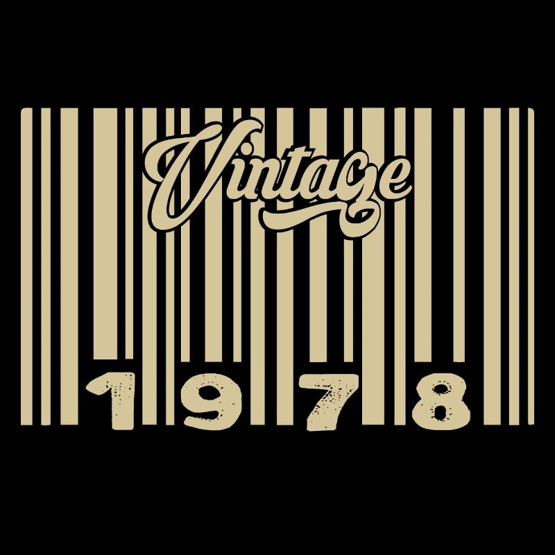 Vintage 1978 Barcode 1978: Year 2025.