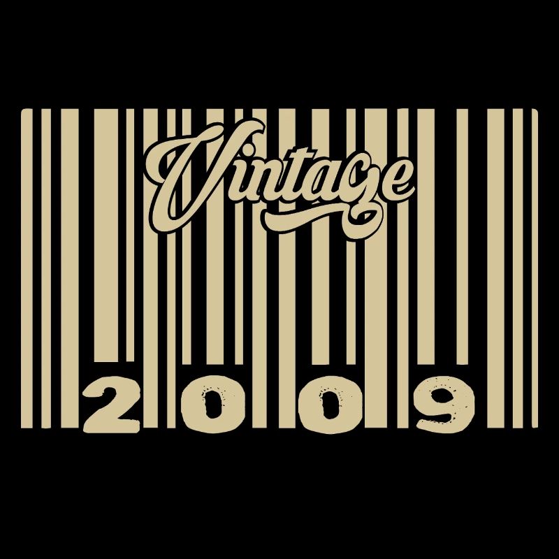 vintage 2009 Code barre 2009: Année 2025.