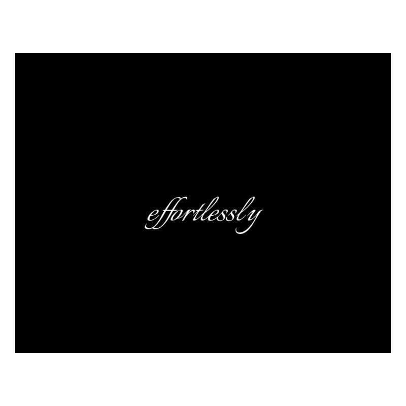 Effortlessly Elegant Script Typografie