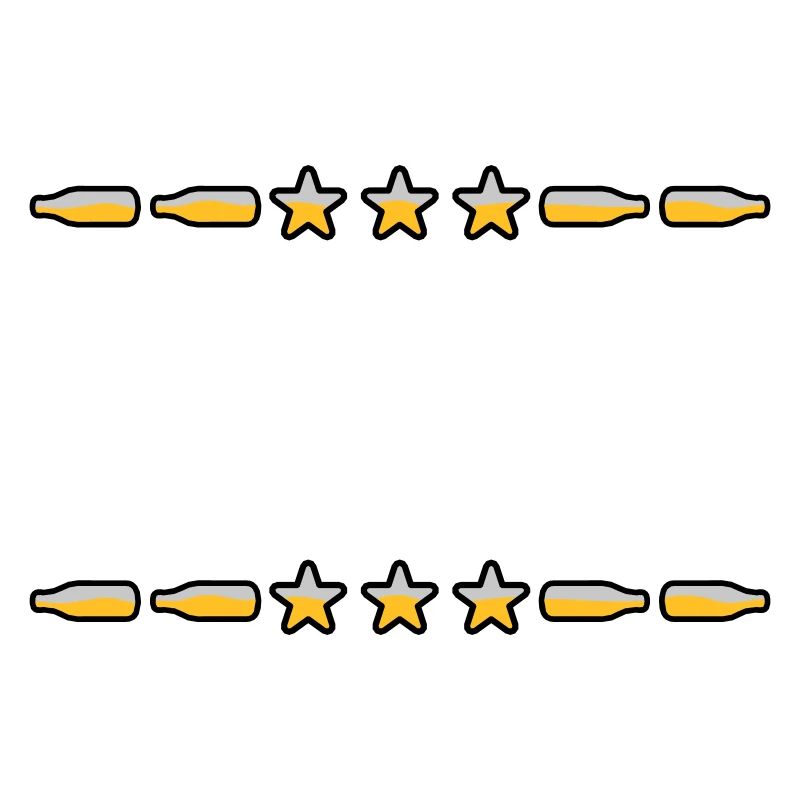 Text Rahmen Bierflaschen