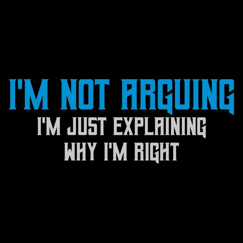 I m not arguing