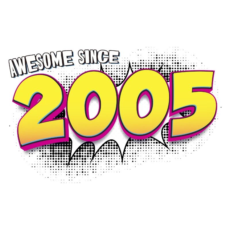 Retro 18th birthday in Pop Art Comic Book Style