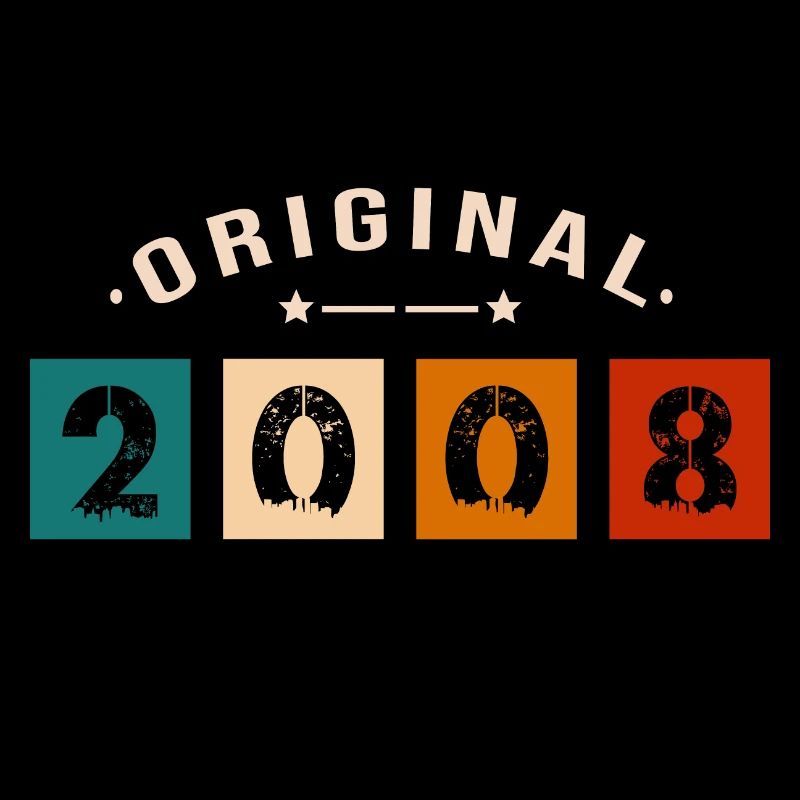 Original 2008 Vintage - Présent D’anniversaire 200